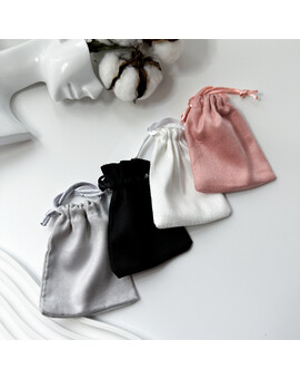 Мешочек с затяжкой для упаковки украшений 7х9 см, изображение 1