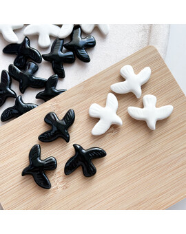 Бусина Голубь керамика 34х42 мм, изображение 1