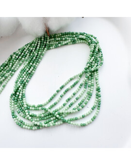 Бусины стекло 2 мм зеленый микс, изображение 1