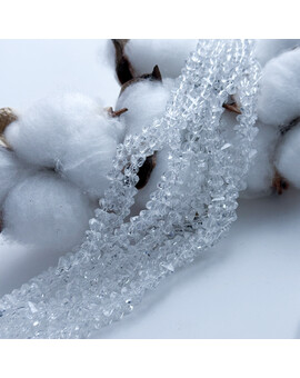 Хрусталь рубка треугольная 6 мм прозрачный белый, изображение 1