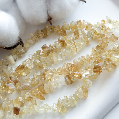 Цитрин свободной формы 5-7 мм