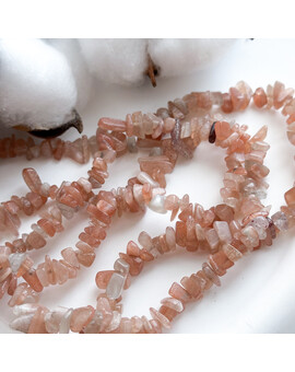 Клубничный кварц свободной формы 5-7 мм, изображение 1