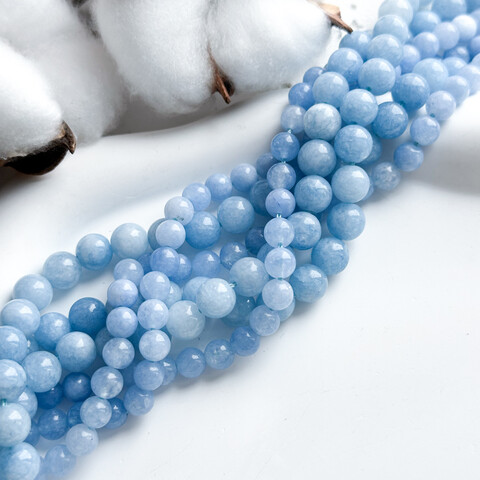 Халцедон голубой