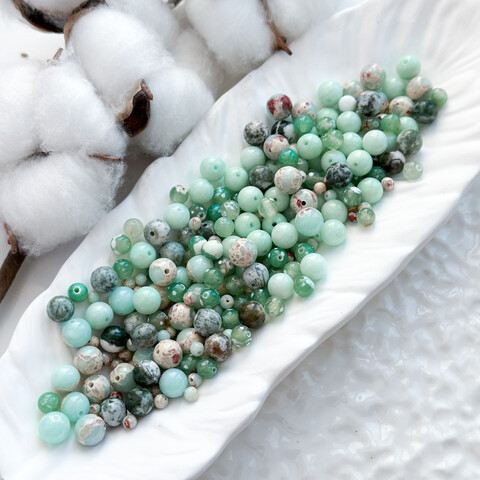 Натуральные камни MIX-2 4,6,8 мм 50 шт.