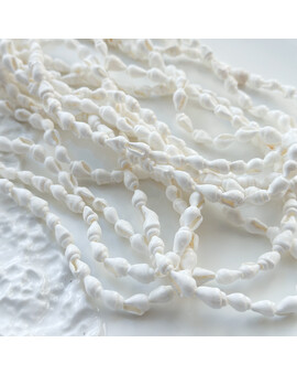 Ракушки 10х6 мм нить 150 см, изображение 1