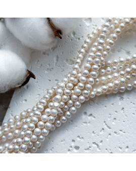 Жемчуг натуральный 4-5 мм круглый, изображение 1