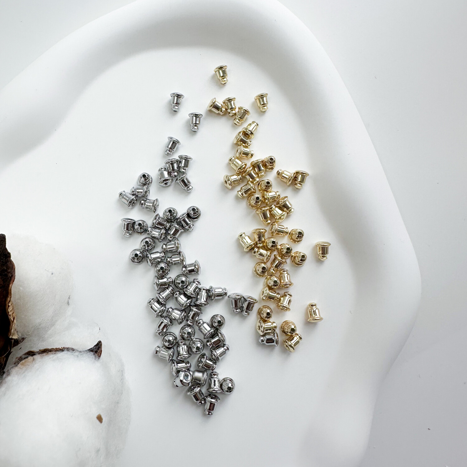 Заглушки на серьги 5х6 мм (пара)