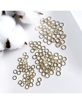 Неразъёмные кольца позолота 14К (10 шт.), изображение 1