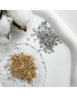 Протекторы для ювелирного тросика 4х5 мм (10 шт.), изображение 1