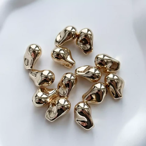 Разделительные бусины 22х15х12 мм позолота 14К (1 шт.)