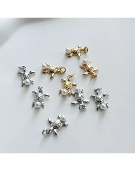 Подвеска Черепаха 13х16 мм, изображение 1