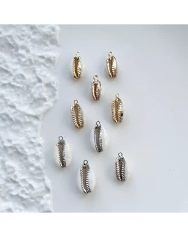 Подвеска Ракушка белая 15х20 мм, изображение 1