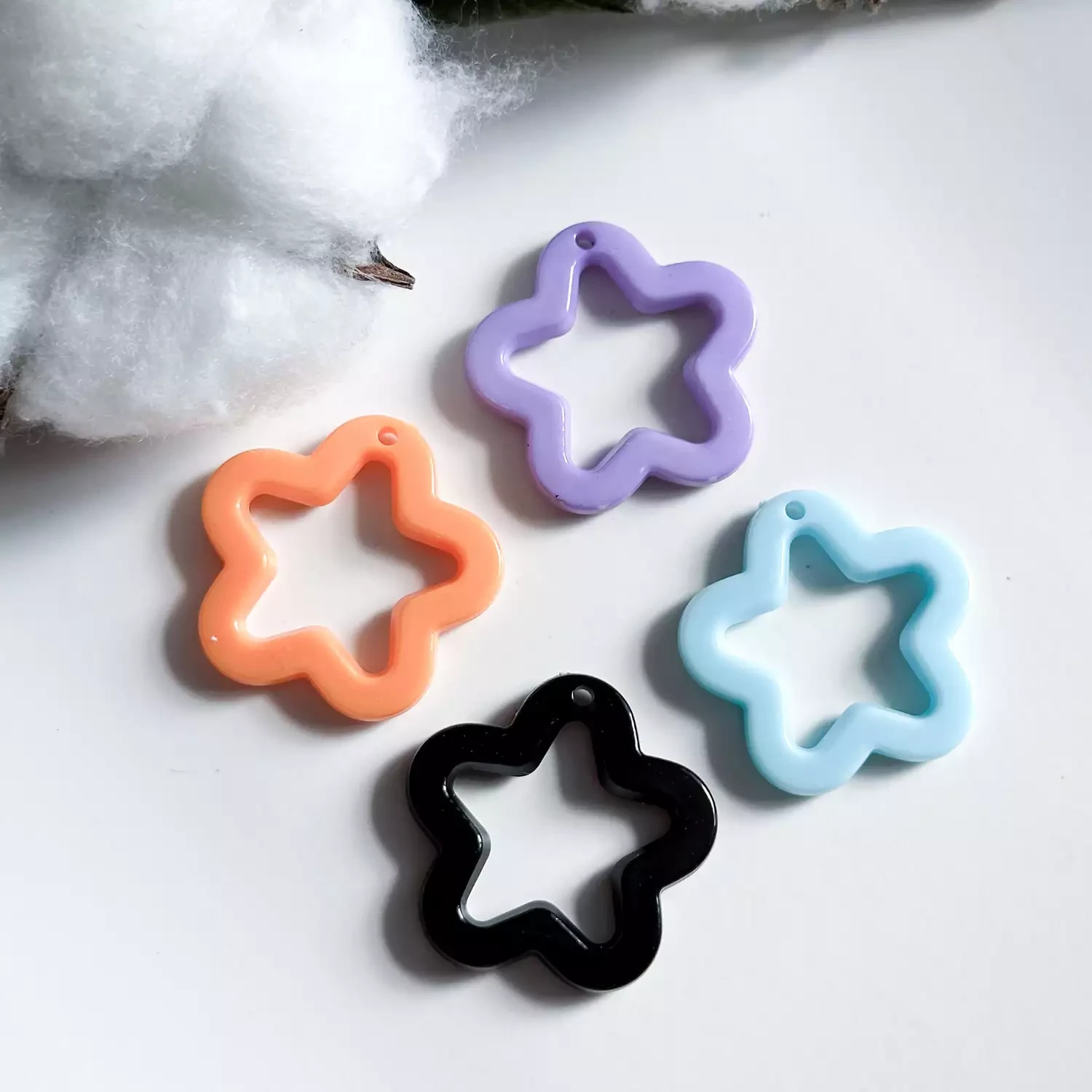 Подвеска Звезда 30 мм акрил