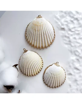 Подвеска Ракушка белая 30-50 мм (шт.), изображение 1