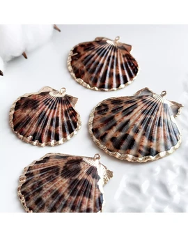 Подвеска Ракушка леопард 40-45 мм (шт.), изображение 1