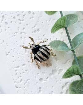 Брошь Жук 30х35 мм, изображение 1