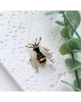 Брошь Оса 25х35 мм, изображение 1