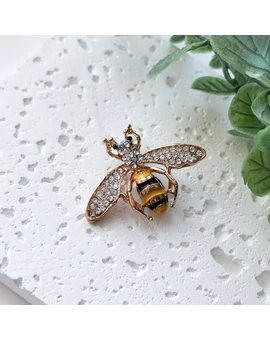 Брошь Оса 30х40 мм, изображение 1