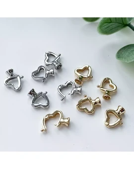 Карабин Сердце 12х14 мм, изображение 1