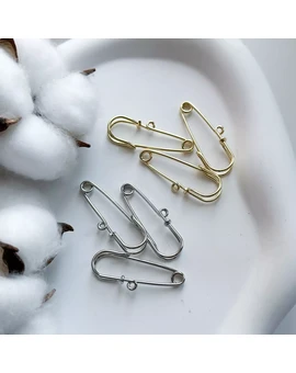 Булавка 40х13 мм 1 петля, изображение 1