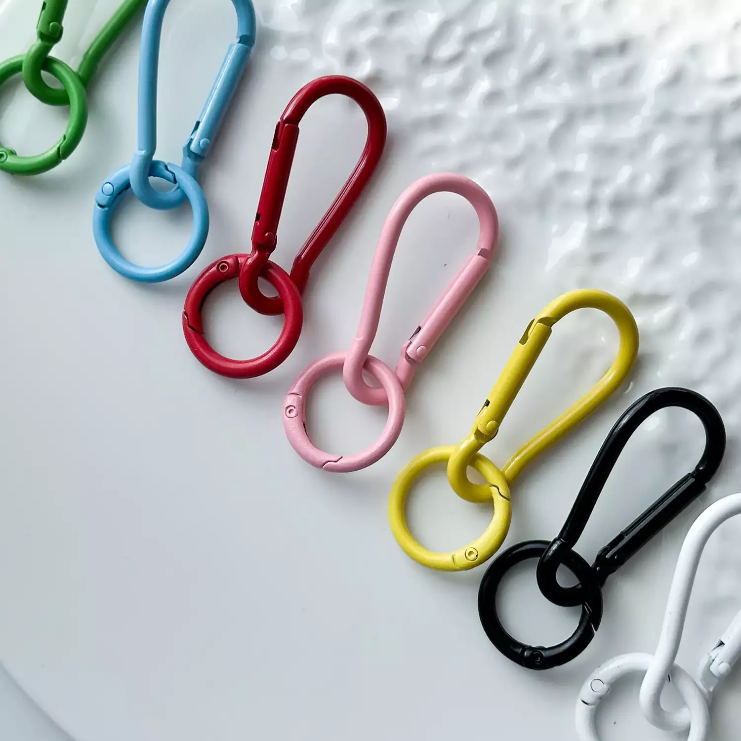 Замок-карабин двойной с кольцом 63х24 мм