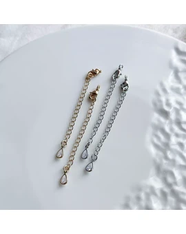 Карабин с удлинителем, капля с кристаллом, изображение 1