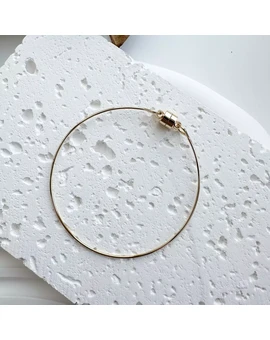 Браслет с магнитным замком 6 см позолота 14К, изображение 1