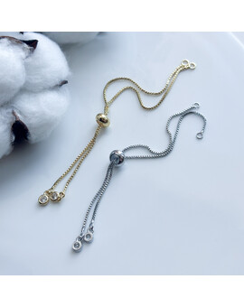 Основа для браслета с кристаллами 11,5 см, изображение 1