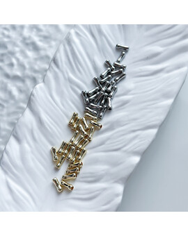 Разделительные бусины Трубочка 3,5х9 мм (5 шт.), изображение 1