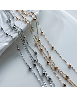 Цепь с шариком 1,5 мм (10 см.), изображение 1