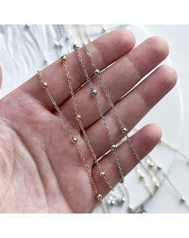 Цепь с шариком 1,5 мм (10 см.), изображение 2