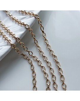 Цепь овальная 5х6,5 мм (10 см.), изображение 1