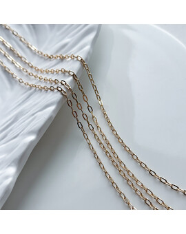 Цепь с овальными звеньями 2,2 мм (10 см.), изображение 1