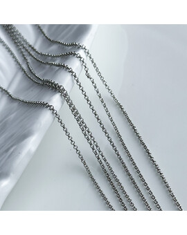 Цепь с круглым плетением 1,5 мм (10 см.), изображение 1