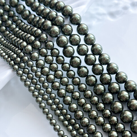 Жемчуг Майорка оливковый