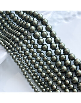 Жемчуг Майорка оливковый, изображение 1