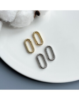 Карабин Овальный фактурный 11х22 мм, изображение 1