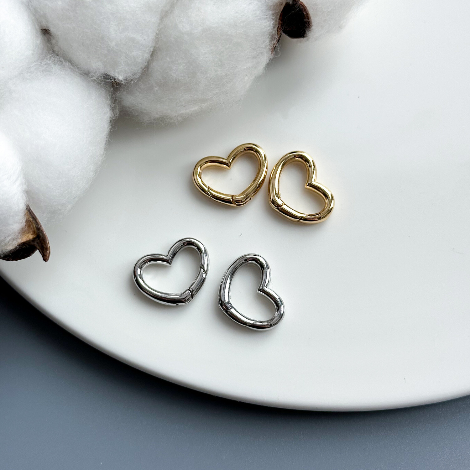 Карабин Сердце 17х13 мм