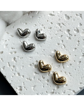 Разделительная бусина Сердце 9х15 мм, изображение 2