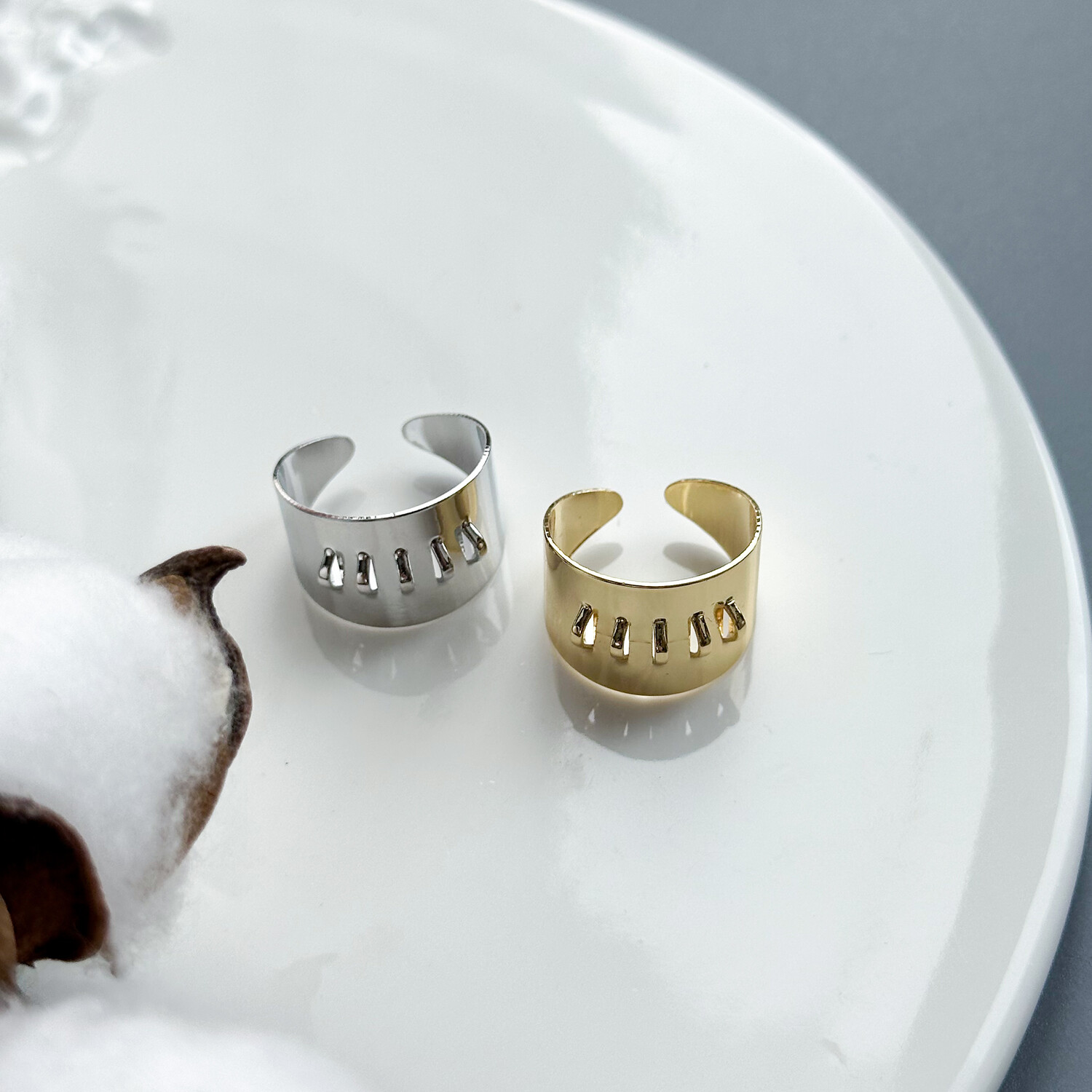 Кольцо-основа с 5 кольцами 21х7 мм