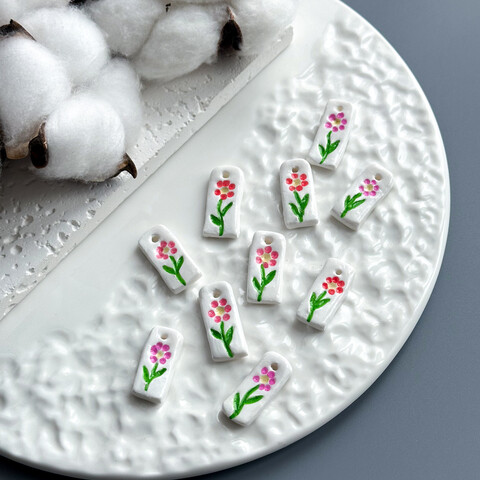 Подвеска Цветок 11х20 мм