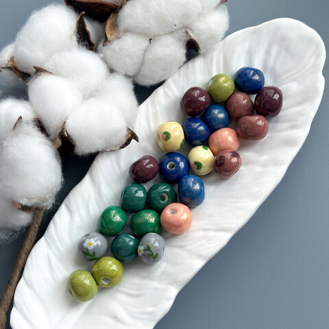 Бусины Разноцветные 16 мм (1 шт.)