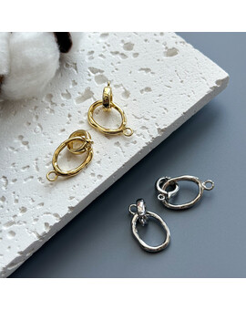 Замок с бейлом овальный 25х15 мм, изображение 1