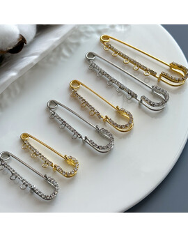 Булавка со стразами и петлями, изображение 2