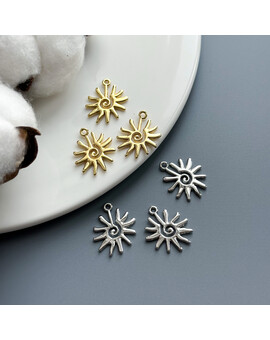 Подвеска Этно Солнце 23х19 мм, изображение 1