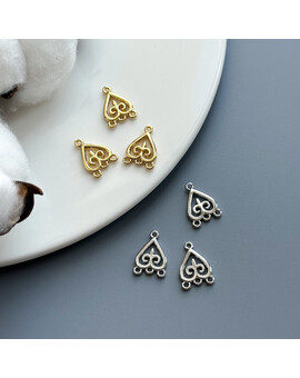 Коннектор Этно с петлями 11х17 мм, изображение 1