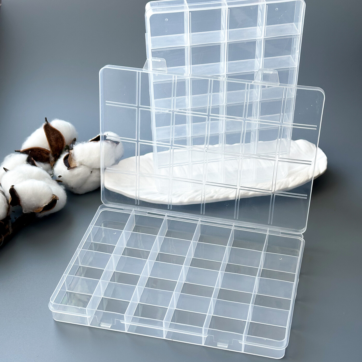 Контейнер для хранения 24 ячейки 19х13х2,2 см пластик