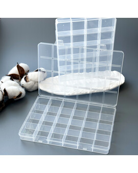 Контейнер для хранения 24 ячейки 19х13х2,2 см пластик, изображение 1