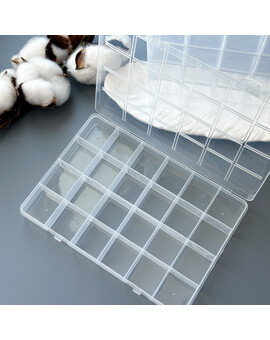 Контейнер для хранения 24 ячейки 19х13х2,2 см пластик, изображение 2