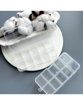 Контейнер для хранения 10 ячеек 13х7х2,2 см пластик, изображение 1